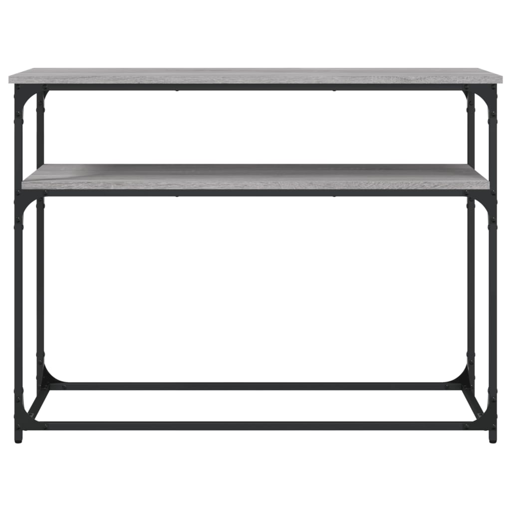 Console Table Grey Sonoma 100x35.5x75 cm Engineered Wood